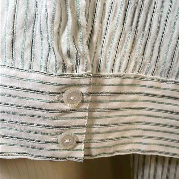 Anne Klein striped blouse sz 24 W - Picture 2 of 5